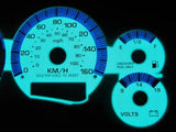 KPH 1998-2003 GMC Sonoma Chevrolet S10 & Blazer MT Stick White Face Glow Gauges