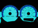 KPH 1998-2003 GMC Sonoma Chevrolet S10 & Blazer MT Stick White Face Glow Gauges