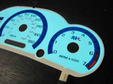 *00-05* Kilometers Per Hour 180kph Chevy Cavalier w/RPM White Face Glow Gauges Kit