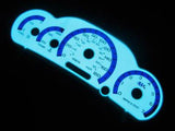 *00-05* Kilometers Per Hour 180kph Chevy Cavalier w/RPM White Face Glow Gauges Kit