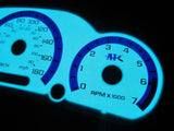 *00-05* Kilometers Per Hour 180kph Chevy Cavalier w/RPM White Face Glow Gauges Kit