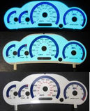 *00-05* Kilometers Per Hour 180kph Chevy Cavalier w/RPM White Face Glow Gauges Kit