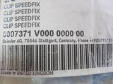 Mercedes Benz SMART CAR ForTwo Pack Of 10 Speedfix Clips Blue 0007371 V000 NEW