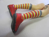 Hitch-it Smelly Feet Car Boat Refillable Hanging Air Freshener Striped Socks Leg