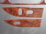 2001-2003 Ford F150 4 Door 4 Dr Crew Cab Dash Trim Kit Overlay Oxford Burl Look