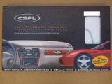 2001-2003 Ford F150 4 Door 4 Dr Crew Cab Dash Trim Kit Overlay Oxford Burl Look