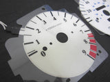 1992-1995 Honda Civic EX LX Si Manual 5 Speed White Face Glow Gauges 9RPM 120MPH