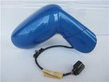 OEM 07-09 Saturn Sky RH Passenger Power Side Mirror Painted Hydro Blue Metallic