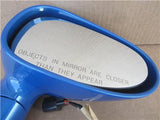 OEM 07-09 Saturn Sky RH Passenger Power Side Mirror Painted Hydro Blue Metallic