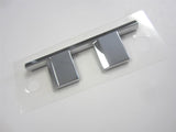 1 OEM 2014 Cadillac XTS TT Twin Turbo Trunk Chrome Nameplate Emblem Sign Mascot