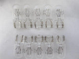 10 lot Tail Lamp Light Bulb Rear Lighting Standard 194 x10 Wedge Miniature Mini