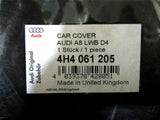 OEM 2015 2016 Audi A8 Quattro S8 LWB INDOOR Car Cover Black With Logo & Bag