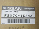 OEM 2009-2012 Nissan 370Z NISMO Front Nose Bumper Finisher Trim Aero - Pearl White