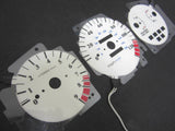 1992-1995 Honda Civic EX LX Si Manual 5 Speed White Face Glow Gauges 9RPM 120MPH