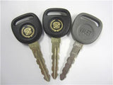 GM 98-04 Cadillac Seville Dark Gray Complete Ignition Door Trunk Lock Set w Keys