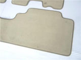 New OEM 2005-2009 Hyundai Tucson Beige Carpet Floor Mats 3 Piece set w/ Logo