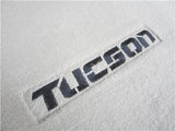 New OEM 2005-2009 Hyundai Tucson Beige Carpet Floor Mats 3 Piece set w/ Logo