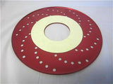 3A Racing Disc Brake Rotor Covers Simulator Cross Drilled Universal 4 or 5 Bolt