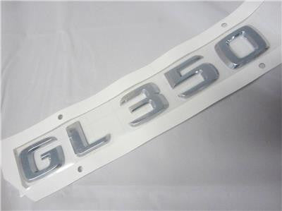 OEM 10-16 Mercedes Benz GL350 GL 350 Rear Trunk Chrome Emblem Sign A1668172415