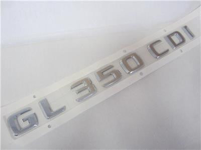 OEM 10-16 Mercedes-Benz GL 350 CDI Rear Trunk Lid Chrome Emblem Sign Badge Logo