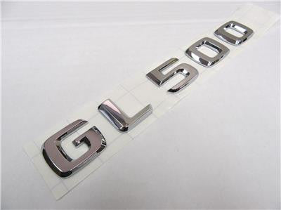 OEM 2008-2015 Mercedes Benz GL 500 GL500 Rear Trunk Lid Chrome Emblem Sign Logo