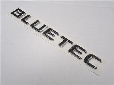 OEM 2009-2016 Mercedes Benz BLUETEC Trunk Lid Chrome Emblem Sign Badge Logo