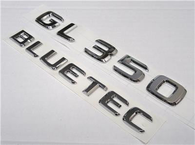 OEM 2010-2016 Mercedes Benz GL350 GL 350 & BLUETEC Rear Chrome Emblem Logo Badge