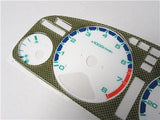 1994-1995 Honda Accord Automatic Kevlar Bezel & Glow Through White Face Gauges