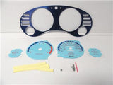 95-99 Mitsubishi Eclipse Turbo Aluminum Bezel Manual Trans W Glow Through Gauges