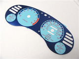 95-99 Mitsubishi Eclipse Turbo Aluminum Bezel Manual Trans W Glow Through Gauges