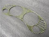 95-99 Mitsubishi Eclipse Turbo Kevlar Bezel Manual Trans W Glow Through Gauge