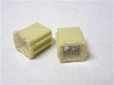 Five Lot 60 Amp Female Cartridge Yellow Littel Fuse Littelfuse Low Profile 58V