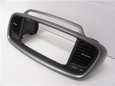OEM 2016 2017 Kia Sorento Center Vent Panel Display Screen Bezel Trim Silver