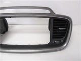OEM 2016 2017 Kia Sorento Center Vent Panel Display Screen Bezel Trim Silver