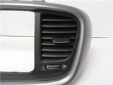 OEM 2016 2017 Kia Sorento Center Vent Panel Display Screen Bezel Trim Silver