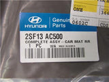 OEM 2011 2012 Hyundai Tucson All Weather Black Rubber Floor Mats 2 Pc Set Rear