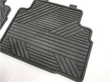 OEM 2011 2012 Hyundai Tucson All Weather Black Rubber Floor Mats 2 Pc Set Rear