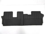 OEM 2010 2011 2012 Hyundai Veracruz 3rd Row Black Rubber All Weather Floor Mats