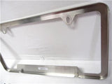 OEM 2011-2015 Mazda 2 Hatchback H/B Stainless Steel License Plate Frame Mazda2