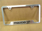 OEM 2011-2015 Mazda 2 Hatchback H/B Stainless Steel License Plate Frame Mazda2