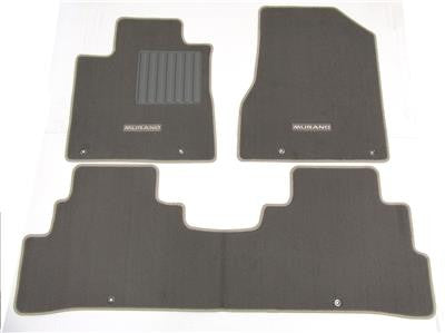 OEM 2015-2017 Nissan Murano Chocolate Brown Carpet Floor Mats Set 999E2-C3002