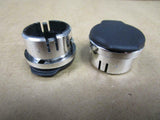 Two (2) OEM GM Auxillary Accessory Power Outlet Cigarette Lighter w/ Caps 25774623