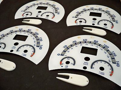 4 Lot of 98-04 MT VW Beetle Bug White Face Gauge Gauges