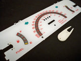 Fits 86-92 Mazda Pickup Truck Kilometers Cluster White Face Glow Through Gauges 2010123RKM