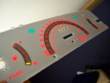Fits 86-92 Mazda Pickup Truck Kilometers Cluster White Face Glow Through Gauges 2010123RKM