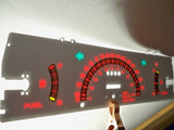 Fits 86-92 Mazda Pickup Truck Kilometers Cluster White Face Glow Through Gauges 2010123RKM