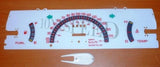 Fits 86-92 Mazda Pickup Truck Kilometers Cluster White Face Glow Through Gauges 2010123RKM