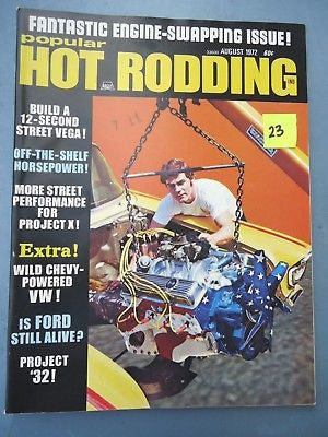 1972 Popular Hot Rodding AUGUST Vega Engine Swap #23
