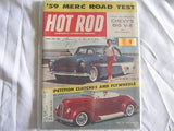 Hot Rod Magazine April 1959 Mercury Triumph Dragster Masquerade FAIR