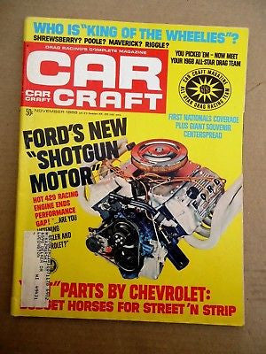 1968 Car Craft NOVEMBER Ford 429 Drag Natl Wheelies #13